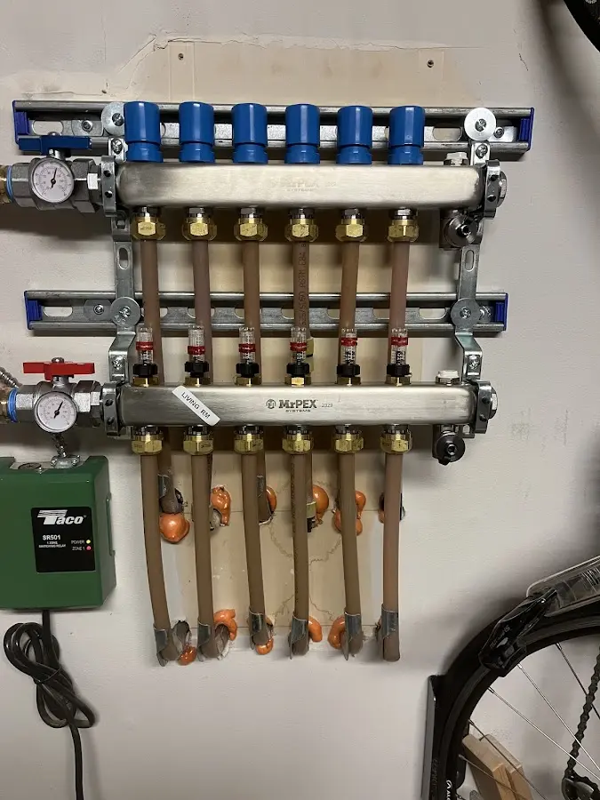 Plumber performing Leak Detection at a residential property in Salina